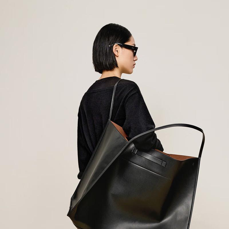 LESS 2024 Winter Crew Neck Cashmere Sweater