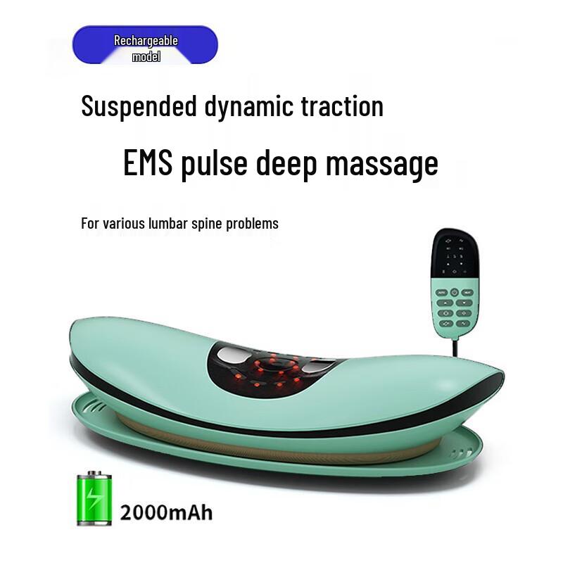 

Auxiliary Smart Lumbar Massager with Heat and Traction