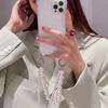 Pearl Bracelets Chain Case with Lanyard Aesthetic Luxury Phone Case for iPhone 17 16 15 14 13 12 11 Pro Max Back Cover