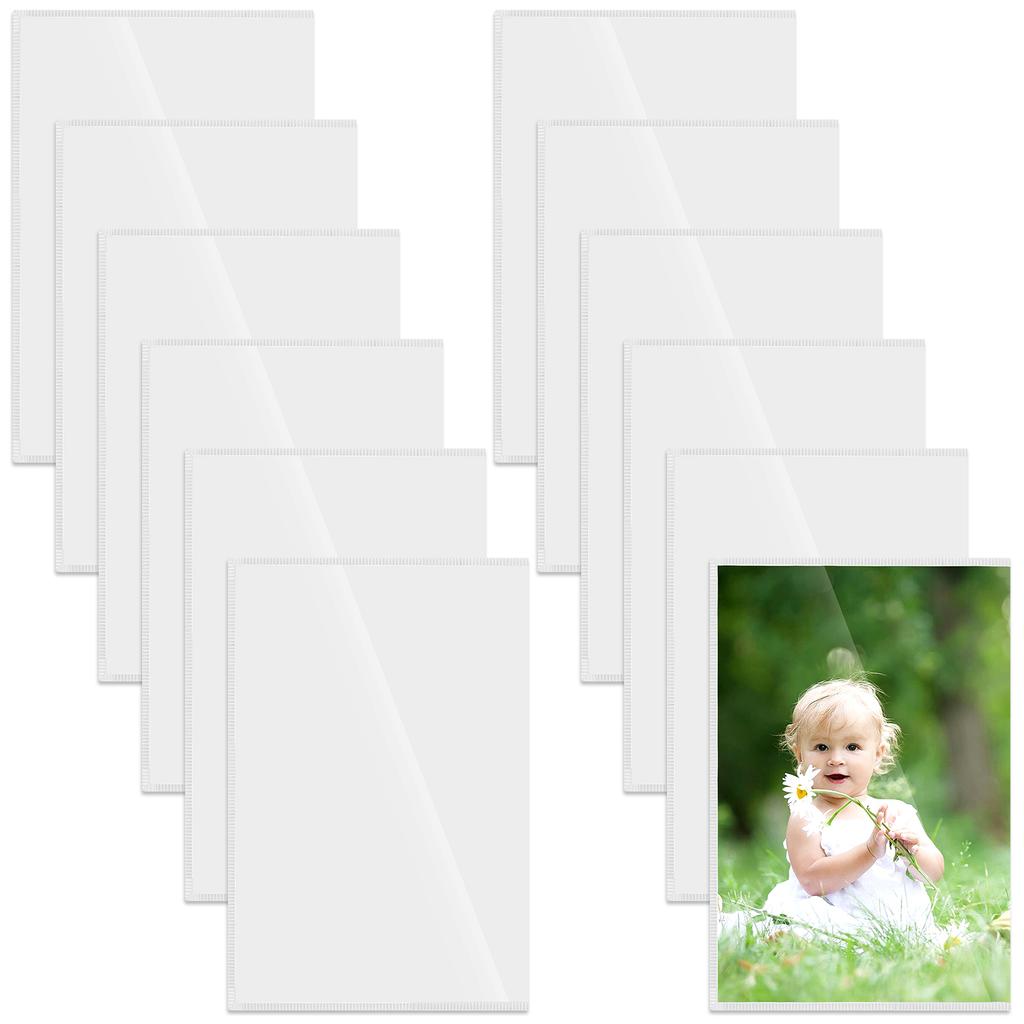 Magnetic Picture Frames Magnet Photo Frame Pockets Postcard Holder Decorations for Refrigerator,Fridge,Locker,Office Cabinet