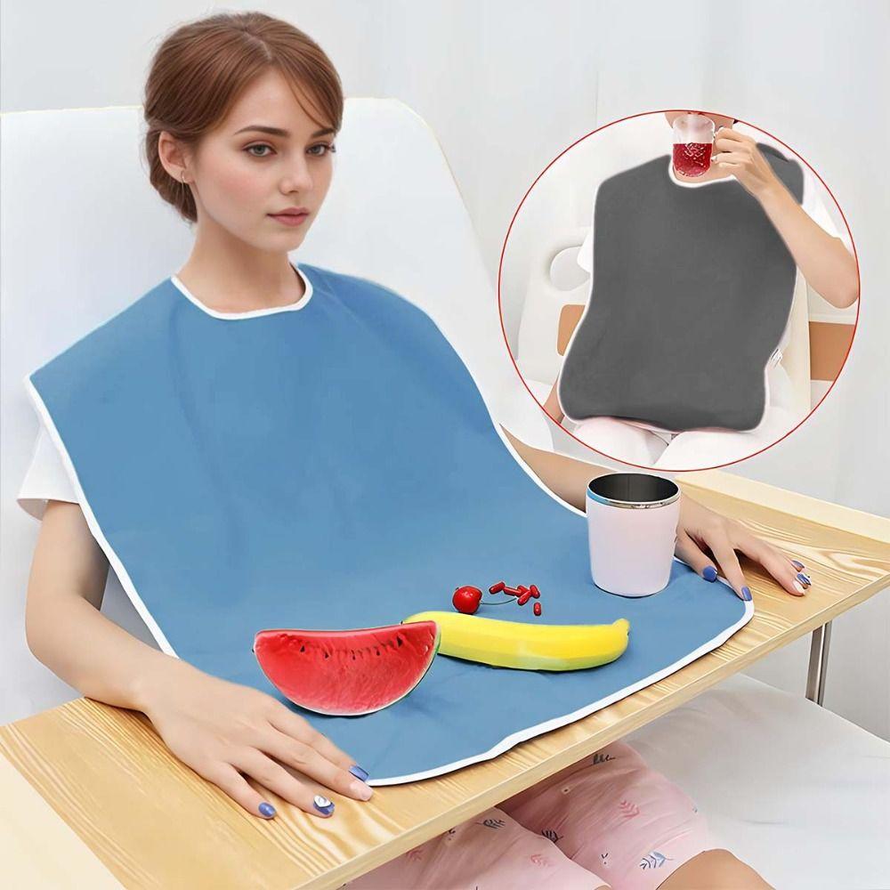 Washable Adult Bibs Stain Resistant Senior Citizens Bibs Saliva Towel  Feeding Nursing