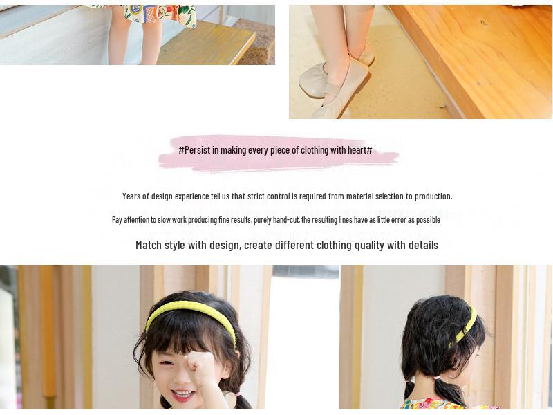 Oujitu Girls' Lace Sleeve Cotton A-line Skirt Dress with Cartoon Print - Spring Children's Clothing