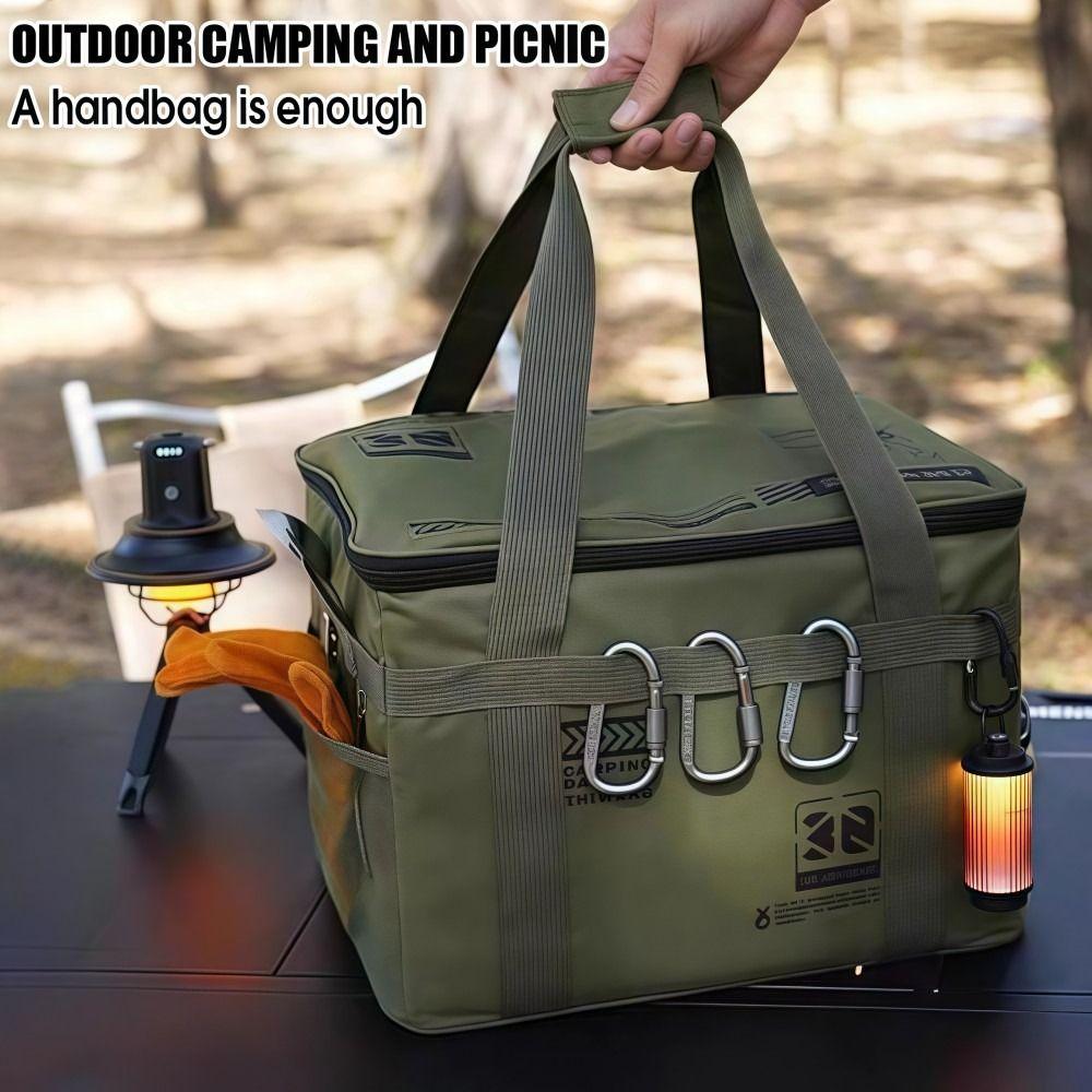 Foldable Picnic Storage Bag 42L/30L Trunk Storage Bag Thickened Camping Storage Bag  Outdoor