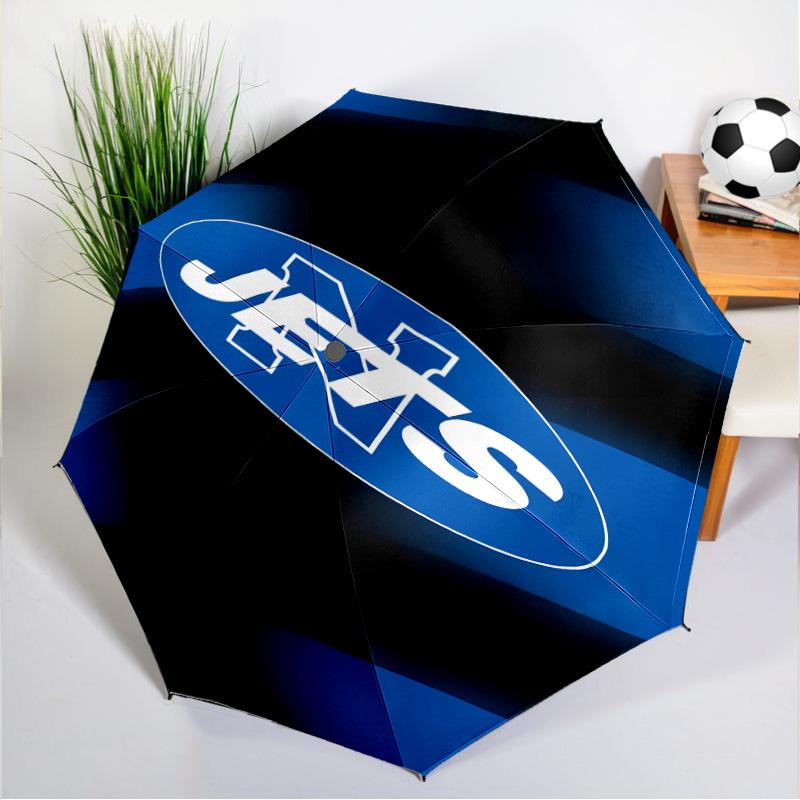 Jets Football Umbrella 8-Frame for Travel, Camping, Casual Lightweight Portable Umbrella, Essential for Every Family Holidays Gift