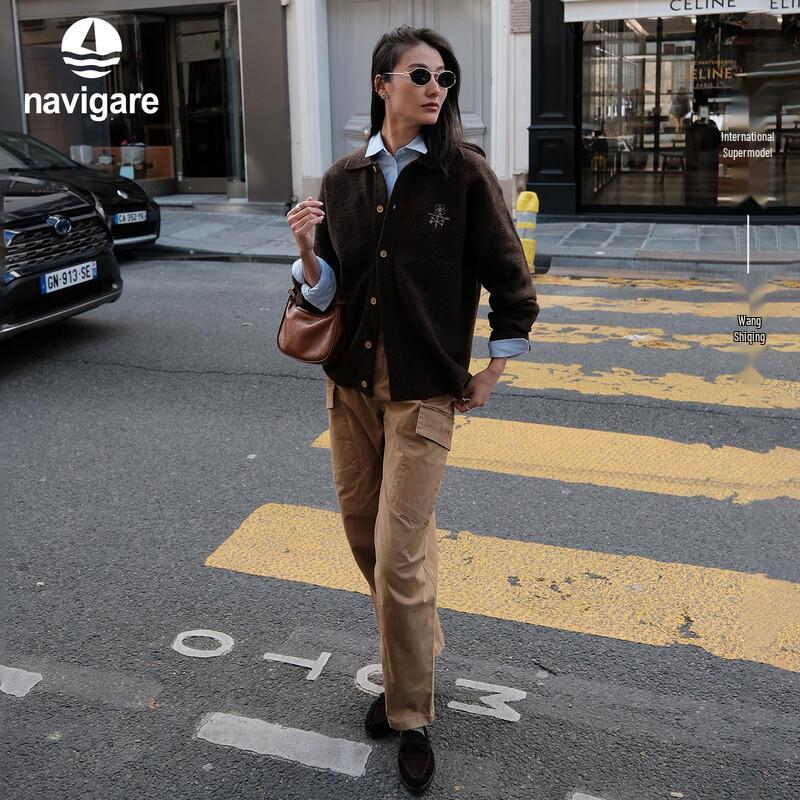 Navigare Women s 2026 Spring Loose Fit Cargo Pants L
