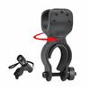 8PCS 360 Degree Rotation Bike Flashlight Mount Plastic Bicycle Flashlight Clip  Electric Wheelchair