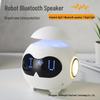 Bluetooth Speaker Alarm Clock with Memory and 7-Color Mood Lamp