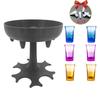 6 Shot Glass Wine Whisky Beer Dispenser Holder Liquor Dispenser Drinking Games Tools for Christmas Home Party Bar Shot Glass