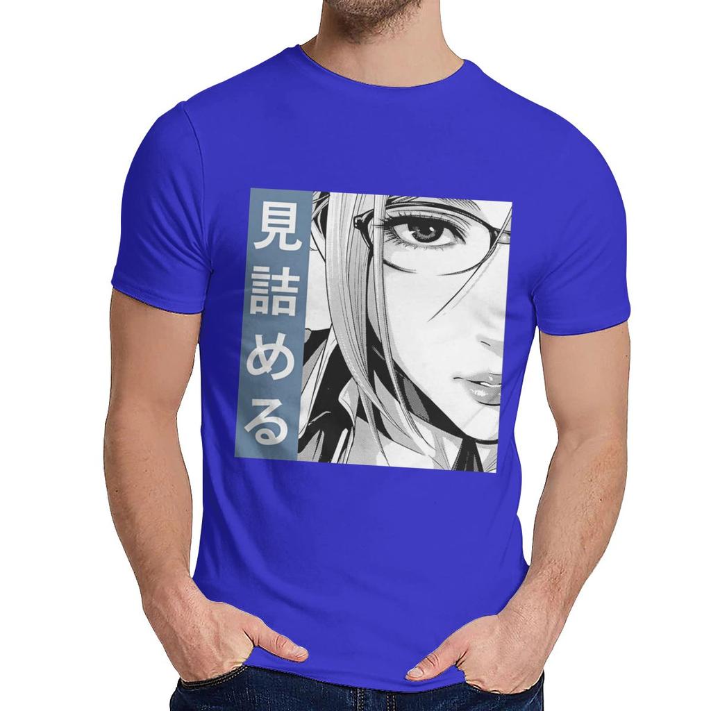 Man S O Neck Prison School Meiko Shiraki Stare Hip Hop T Shirt