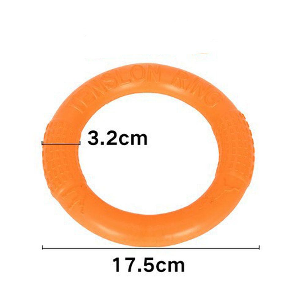 Dog Disc Toy Flying Ring Pets Flying Disc Dog Chew Toys Non-Toxic Fitness Ring Dogs Water Play Tug Toy Frisbee for Small Medium