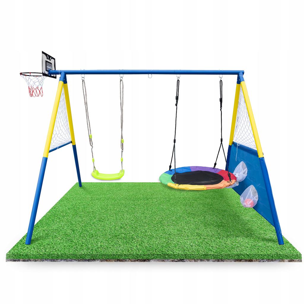 4 In 1 Double GARDEN SWING for Children STORK'S NEST