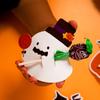 50pcs Little Bear Candy Decoration Card Halloween Cartoon Pumpkin Card