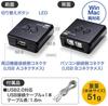 Sanwa Direct USB with USB Hub Compatible with External and Switch, Manual, [PC2USB1] Function, Printers, HDDs, Keyboards, Mice, 400-SW020