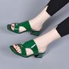 Damenschuhe mit niedrigem Absatz, Strandschuhe, Hausschuhe