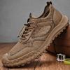 Summer Men's Oversized Breathable Lightweight Mesh Shoes Outdoor Sports and Leisure Shoes Hiking Shoes 38-46