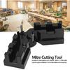 2 in 1 Mitre Measuring Cutting Tool, Mitre Measuring Angle Cutting Tool Measuring and Sawing Mitre Angles Cutting Tool for Home Improvement