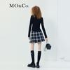 MO&Co. Women's M-Badge Slim Fit Long Sleeve T-Shirt