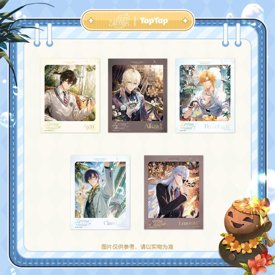 Lovebrush Chronicles × TapTap  Tender Holiday II  Polaroid Card - Full Character Set Full Character Set