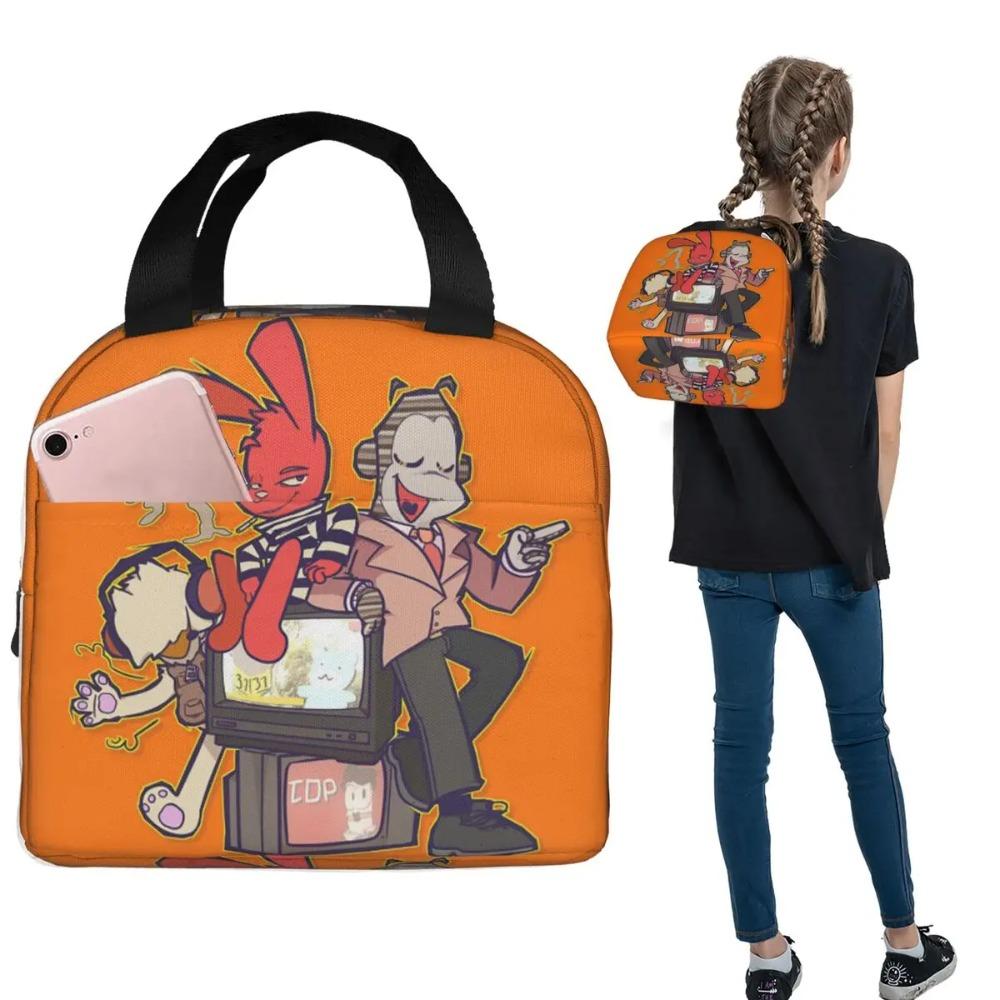 31 Minutos Chilean Comedy Cartoon Insulated Lunch Bag for Women Kids Portable Food Boxes Thermal Lunch Box Tote
