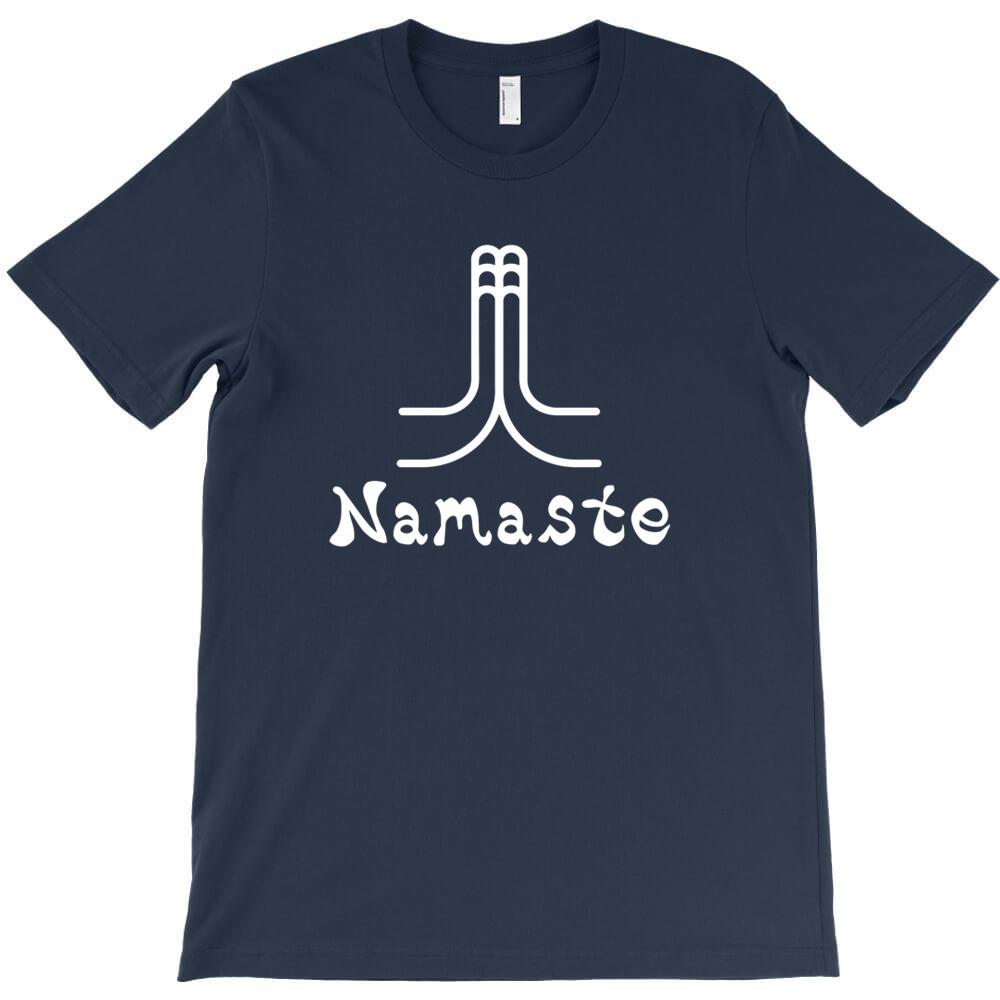 Namaste T-Shirt Druck Für Mann Kurzarm-T-Shirts Vor Baumwoll-Oberteile Kurzarm-T-Shirts Das