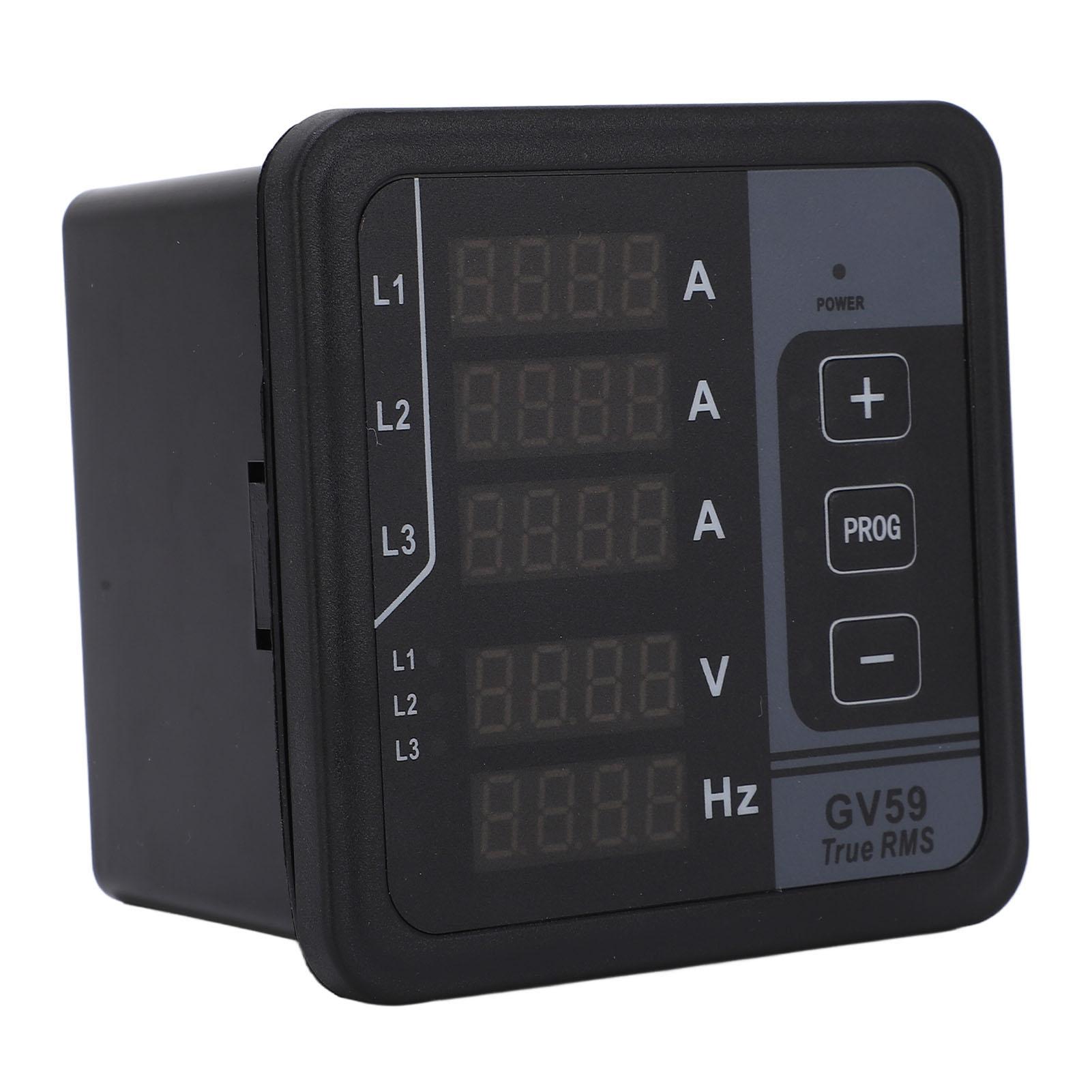 

Вольтметр генератора 165-265В, вимірювач струму та частоти, тестер-монітор для 3-фазного генератора