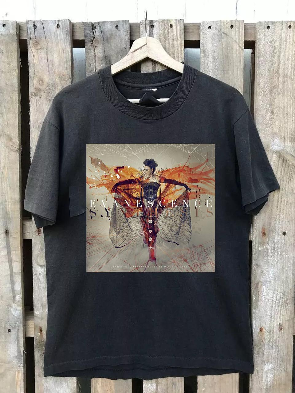 EVANESCENCE Band SYNTHESIS Black Cotton T Shirt Size S-5XL XXXXL