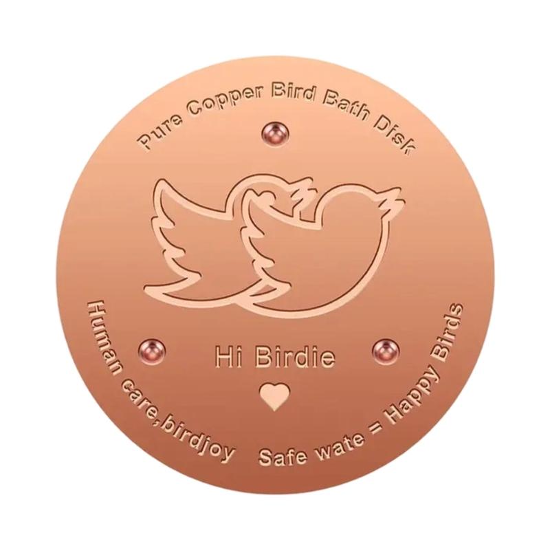 Coppers Cleaning Plate For Birdbaths Eliminates Frequent Maintenance Saves 120 Minutes Monthly