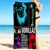 1Pc Gorillaz Virtual Band Evolution Beach Towel Quick Dry Multiuse For Beach Pool Gym Yoga Home Travel Christmas Halloween Xmas Gift N187