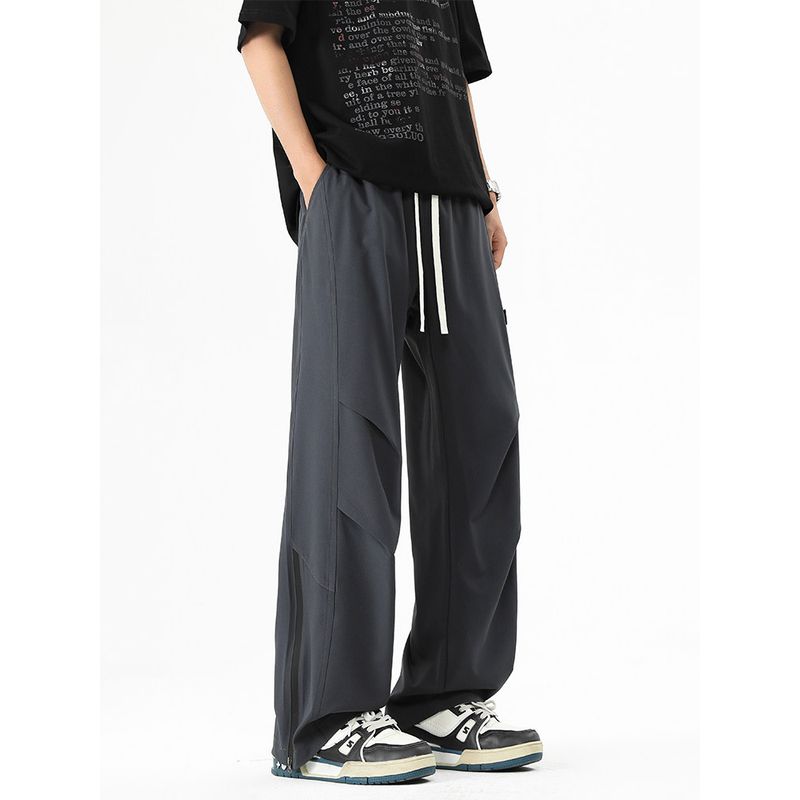 Wassup Trendy High Street Workwear Functional Straight-Leg Pants for Men, Spring and Summer 25 New Style Loose Casual Men's Casual Pants