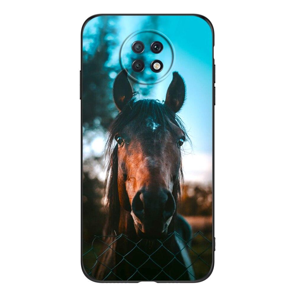 Etui na Xiaomi Redmi Note 9T 6,53 cala Dla Redmi Note 9 T Note9T bumper Etui Funda czarne etui tpu lew wilk tygrys smok