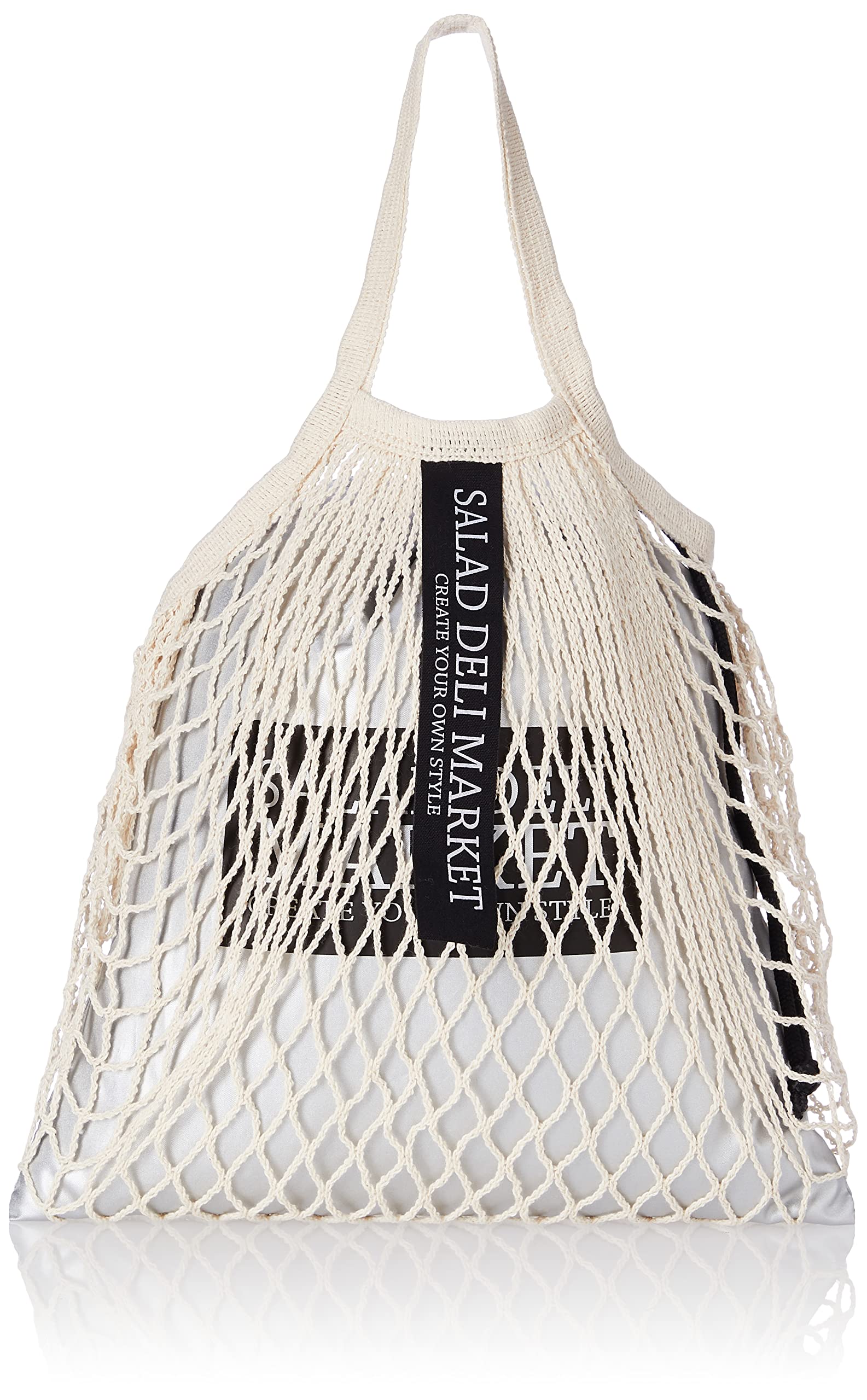 

Showa SALAD DELI MARKET Lunch Natural Woven Cooler 26 x 29cm Bag, Bag,