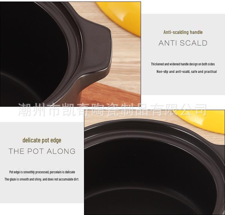 Hochtemperaturbeständiger Keramik-Gas-Schmortopf