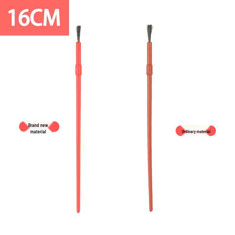 

Multi-color Children s DIY Paintbrush Set: Red Plaster Doll & Archaeological Planting Brushes, 10.5 Pen Standard Material