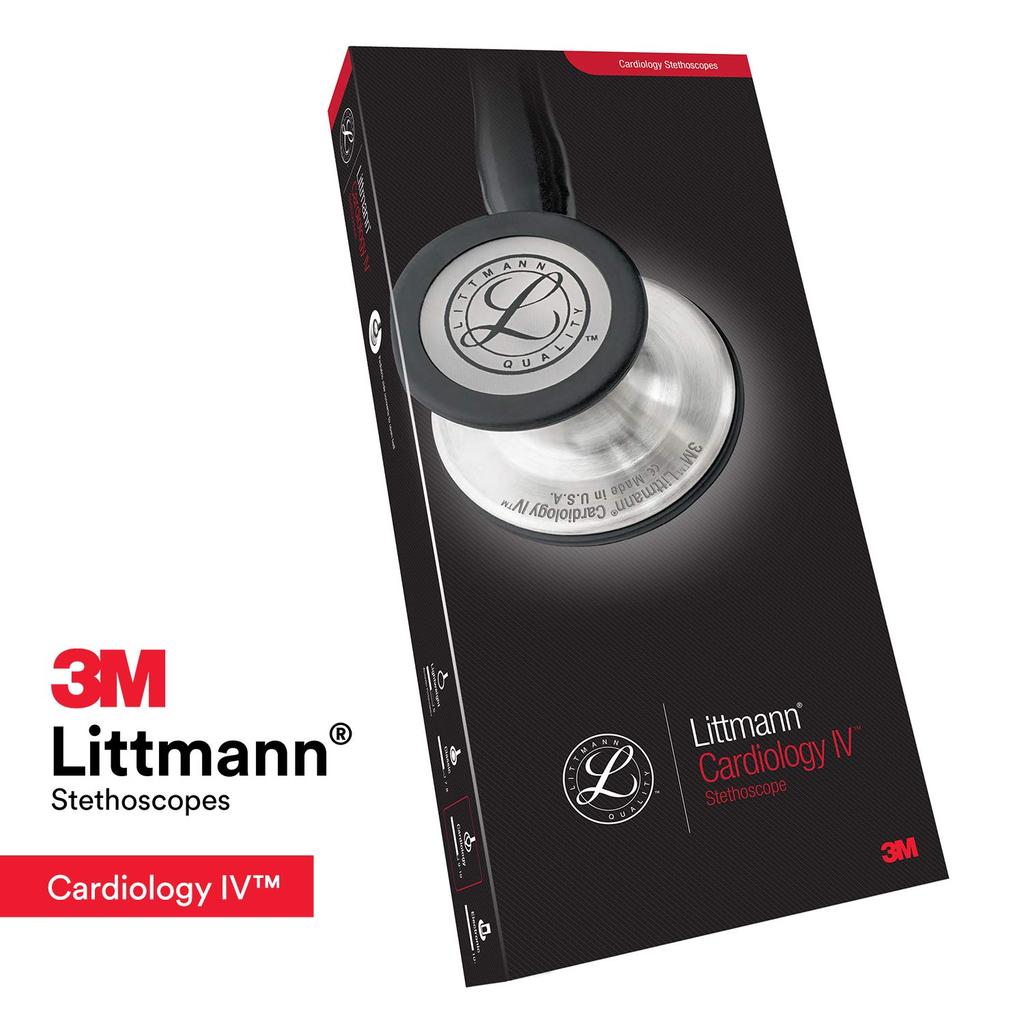 Littmann Cardiology IV Stethoscope 6168 (Navy Blue/Black Finish)