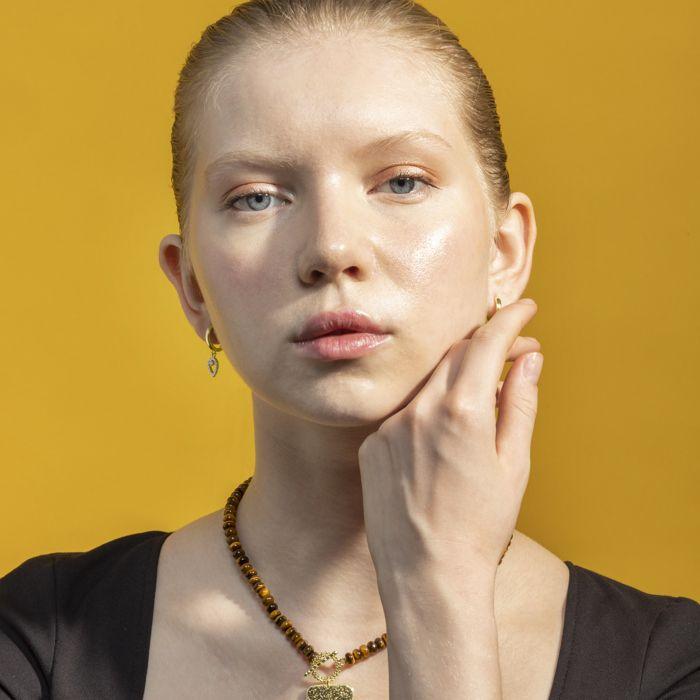 Luxenter Sarath Earrings and 18k Gold Plated