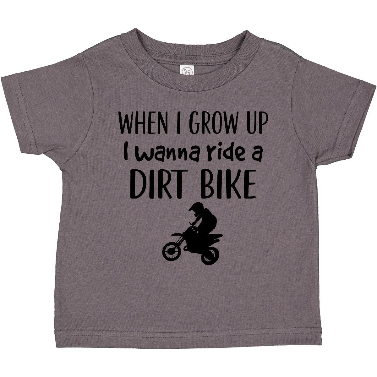 Inktastic Motocross Dirt Biking Future Dirt Biker Toddler T-Shirt Bike Race Kid 100