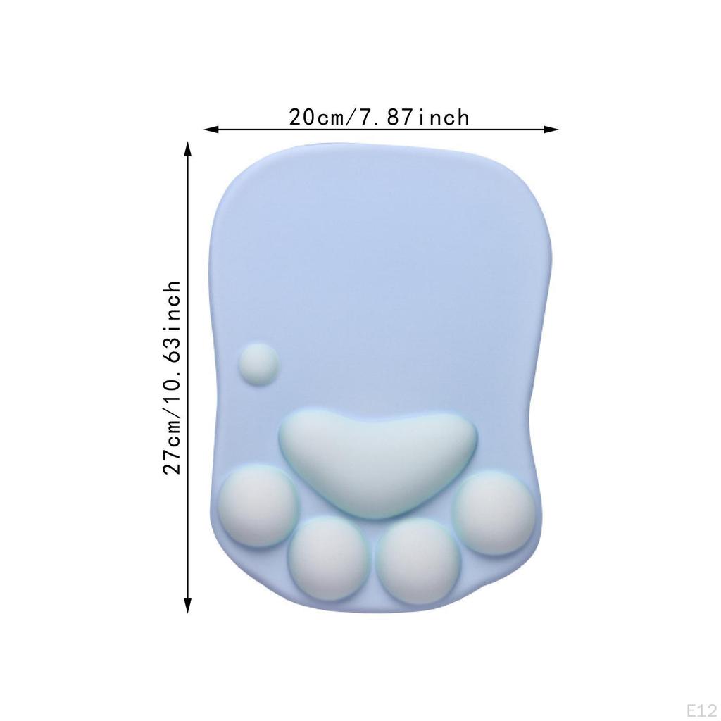 Gatito Paw Mouse Pad, Mat with Doll Support, Soft Desktop Decoration Beautiful Ergonomic