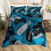 Gamepad Warm Comforter Cover R Beding Set Tens Video with Soft Fabric Duvet For Youth Children Kids Young Boys Modern Controler Bedspread