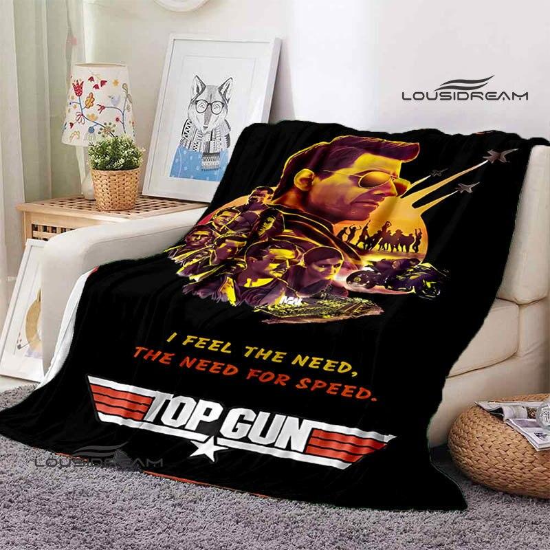 Classic Movie Top Gun Blanket Children's warm and beautiful blanket soft and comfortable blanket birthday gift