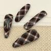 Retro and Simple Fabric Hair Clips for Elegant Side-parted Hair, Side-byside Hair Clips, Versatile Hair Accessories