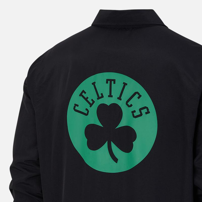 Nike NBA Lightweight Boston Celtics Alphabetic Print Zip-Up Woven Sports Jacket Men Jacket Black CN0750-010
