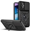 For OPPO Reno7 Lite Case Reno8 Lite Cover Reno 7z Reno 8z Magnetic Ring Holder Armor Phone Case Slide Camera Protect Back Cover