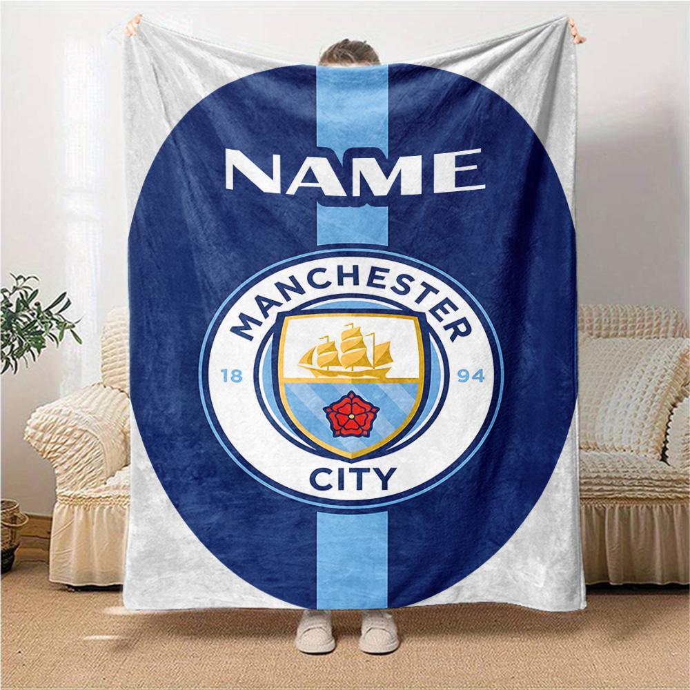 Custom Name Vancouver Whitecaps FC Jersey blanket for Couch & Bed, Plush Cozy Fuzzy Blanket Super Soft & Warm Blankets for Fall and Winter. 0908245