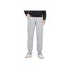 Li Ning Badminton Series Solid Color Ribbed Cuff Fleece Knit Sports Long Pants Men Bottoms Light-Gray AKLTC87-2