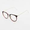 Men's and Women's Couple Metal Horn-Rimmed Fashion Glasses Frames