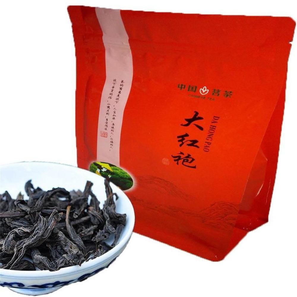 Chinese Dahongpao Tea 250g Wuyi Oolong Premium Big Red Robe Loose Leaf Organic Green Food