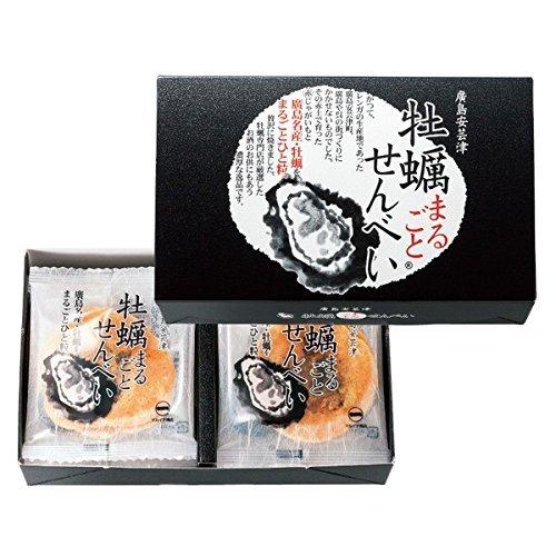 

Hiroshima Akitsu Whole Oyster Rice Crackers 1 box of 16 pieces bag of 2 pieces x 8 [Hiroshima Limited] (1 bags)