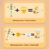 Children'S Three In One Breathing Practice Toy Whistling Floating Blowpipe Ball Blowing Balloon Launcher Education Practice Toy