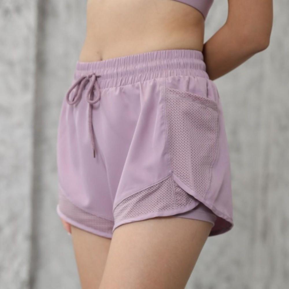 Mesh Women Yoga Shorts Loose Women's Sportswear Washable Sports Underwear  Gym