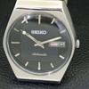 VINTAGE SEIKO AUTOMATIC JAPAN 6309A MENS BLACK COLOR DIAL WATCH A701342-5 R206a-a701342